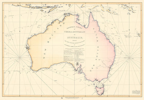 General Chart of Terra Australis