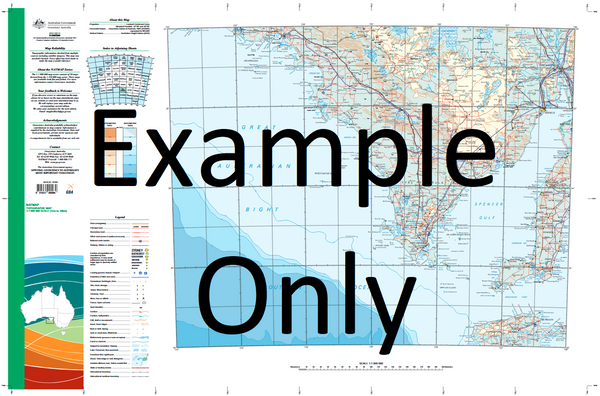 GA SJ55 Melbourne – Cairns Charts Maps - Main Image